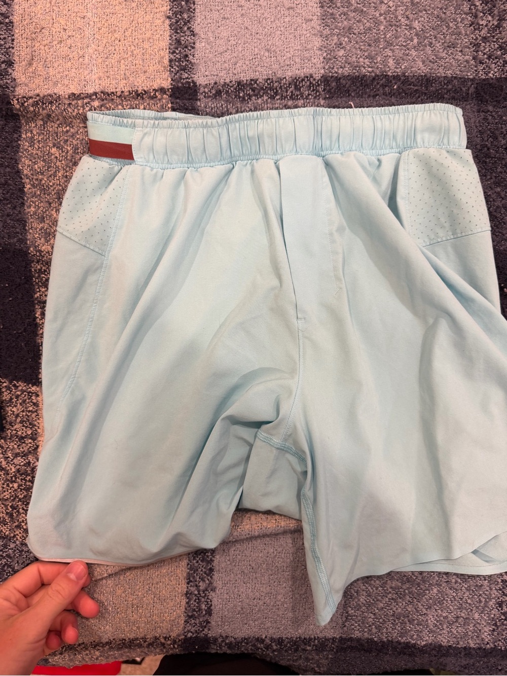 Lululemon Light Blue Men’s Performance Shorts